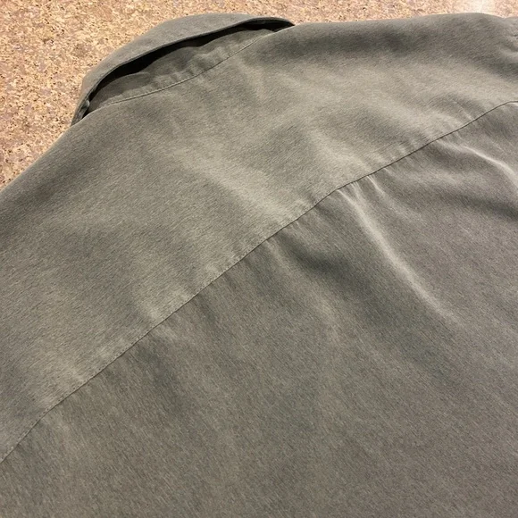 Pavo by Lastrada Men’s Short Sleeve Large Polyester Green Shirt Buttons - Picture 7 of 17